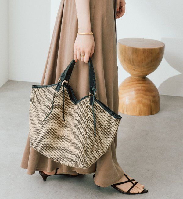  「【実用性抜群】CITY BASKET-tote2」|トートバッグ|ブラック