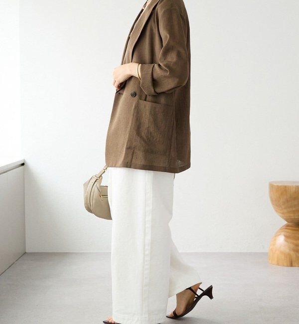  「予約【新色追加/ウォッシャブル】シアースラブオーバージャケット」|テーラードジャケット|