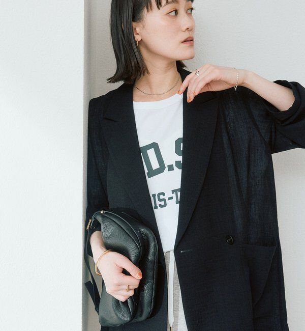  「予約【新色追加/ウォッシャブル】シアースラブオーバージャケット」|テーラードジャケット|