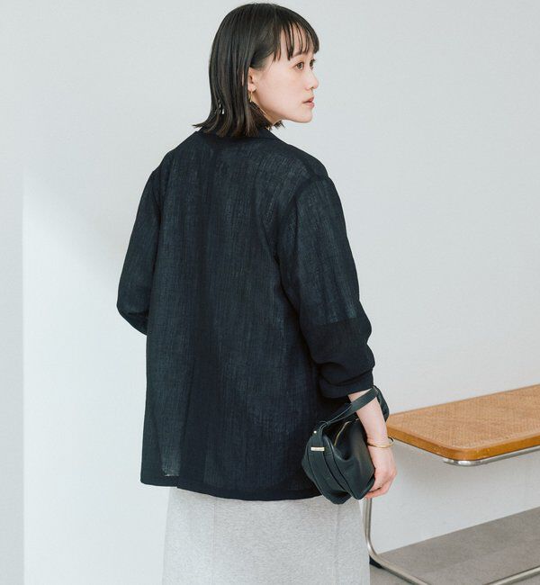  「予約【新色追加/ウォッシャブル】シアースラブオーバージャケット」|テーラードジャケット|