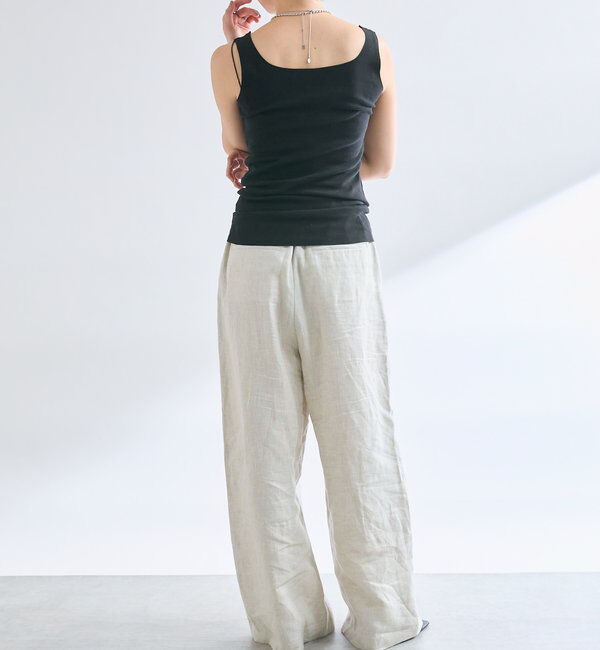  「【新色追加/RIVE DROITE 名品インナー】シームレスタンク」|キャミソール|