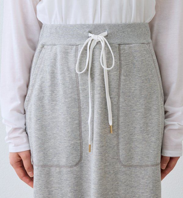  「予約【イージーな着心地】スエットロングスカート」|スカート|