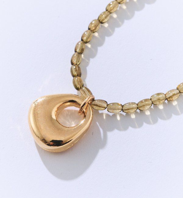  「予約【こなれ感抜群】ビーズ&times;モチーフネックレス」|ネックレス|