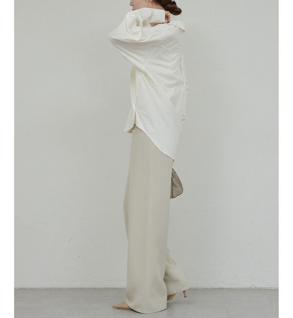  「【CHIKAコラボ】【美脚パンツ】ワイドドロストパンツ」|その他|