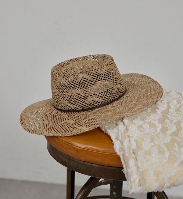  「レザーコードポークパイハット」|ハット|