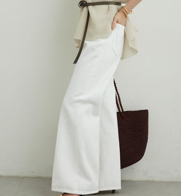  「センタークリースフレアデニム」|デニム|