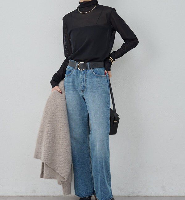  「センタークリースフレアデニム」|デニム|