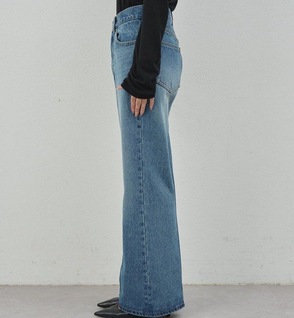  「センタークリースフレアデニム」|デニム|