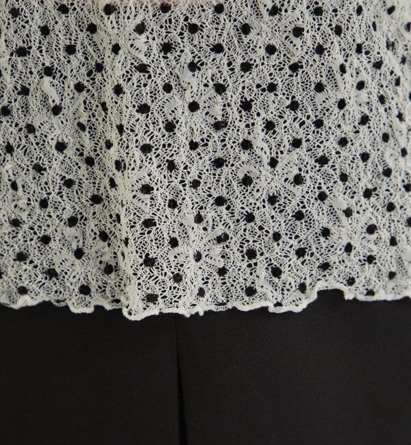  「ドットレースプルオーバー」|Tシャツ・カットソー|