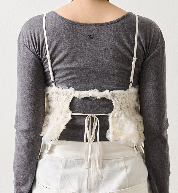  「バックシャンチュールビスチェ」|シャツ・ブラウス|