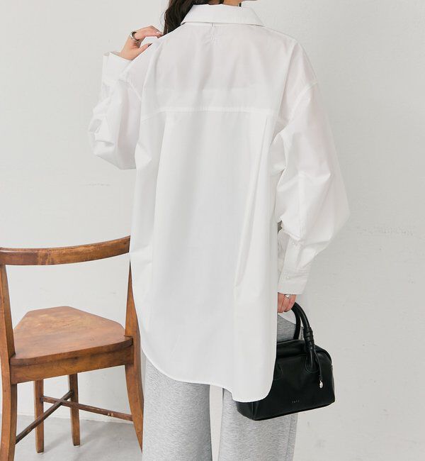  「ボタンレイヤードBIGシャツ」|シャツ・ブラウス|
