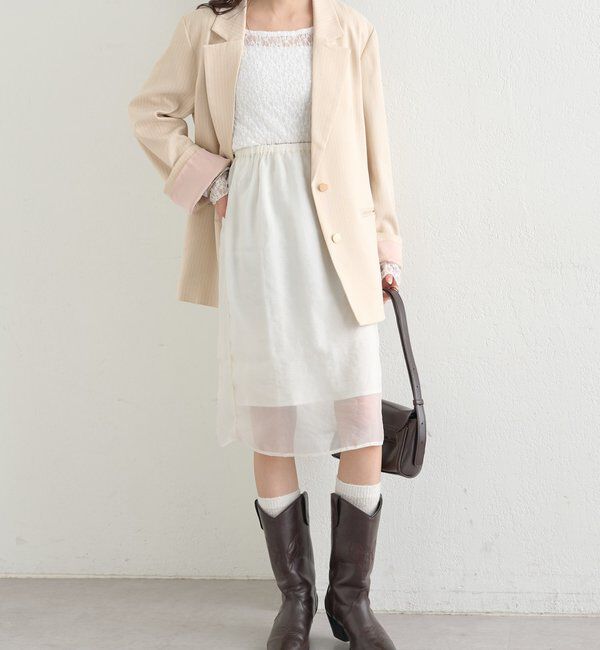  「ストライプテーラードジャケット」|テーラードジャケット|