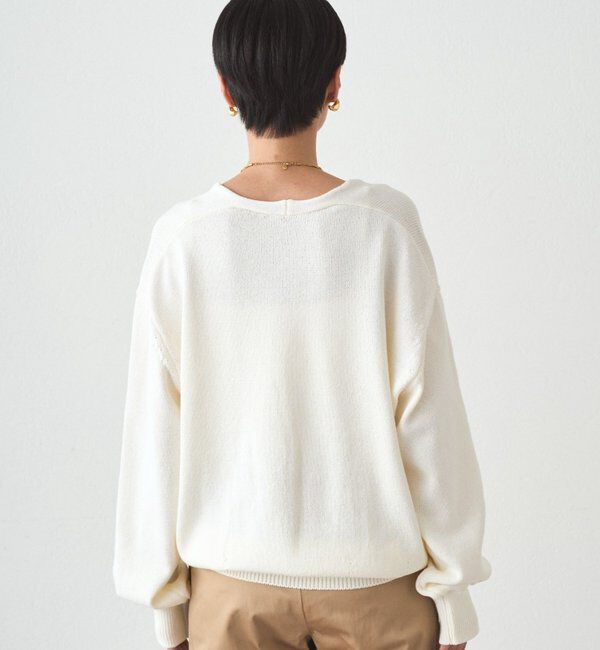  「コットンVニット」|ニット・セーター|