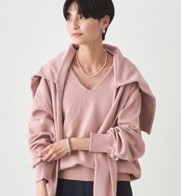  「コットンVニット」|ニット・セーター|
