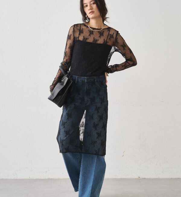  「カットレースチュニック」|Tシャツ・カットソー|