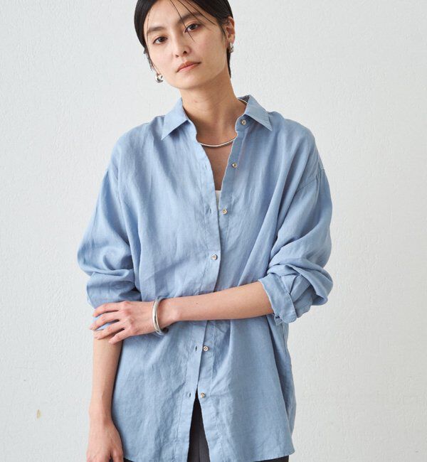  「リネンバックタイシャツ」|シャツ・ブラウス|