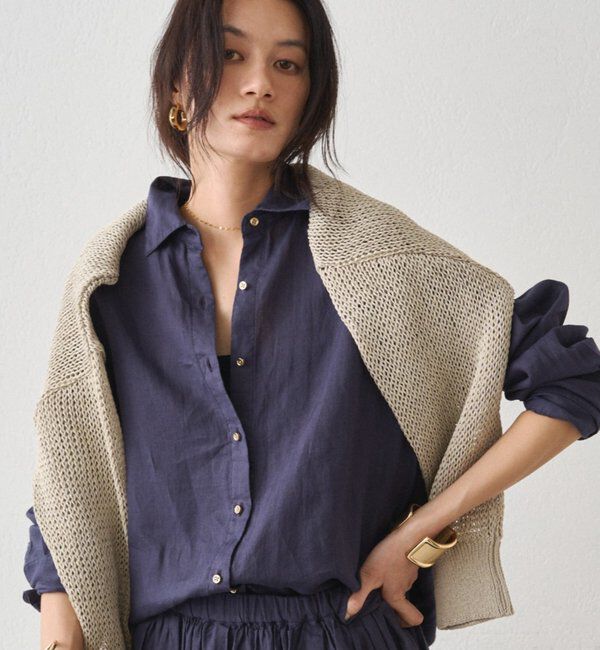  「リネンバックタイシャツ」|シャツ・ブラウス|