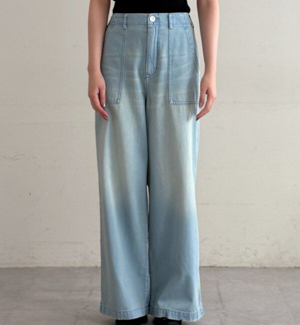  「ベイカーデニムパンツ」|デニム|