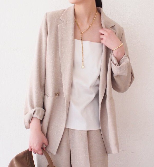  「【Atelier N5/アトリエヌメロサンク】サテンキャミ」|シャツ・ブラウス|