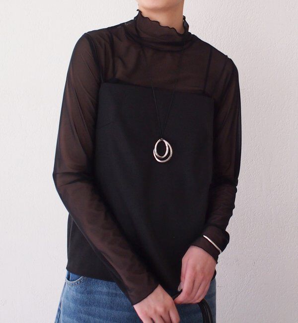  「【Atelier N5/アトリエヌメロサンク】サテンキャミ」|シャツ・ブラウス|