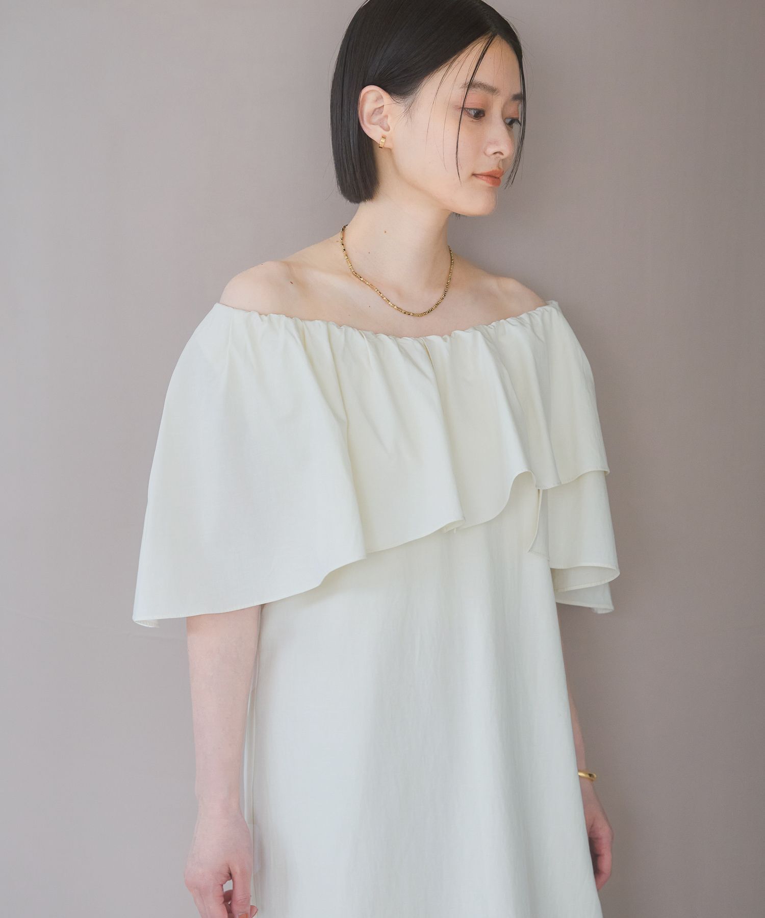 A part by 「アシメフリルマルチワンピース」|ワンピース|