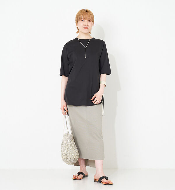 collex「サイドスリットIラインロングスカート」|スカート|