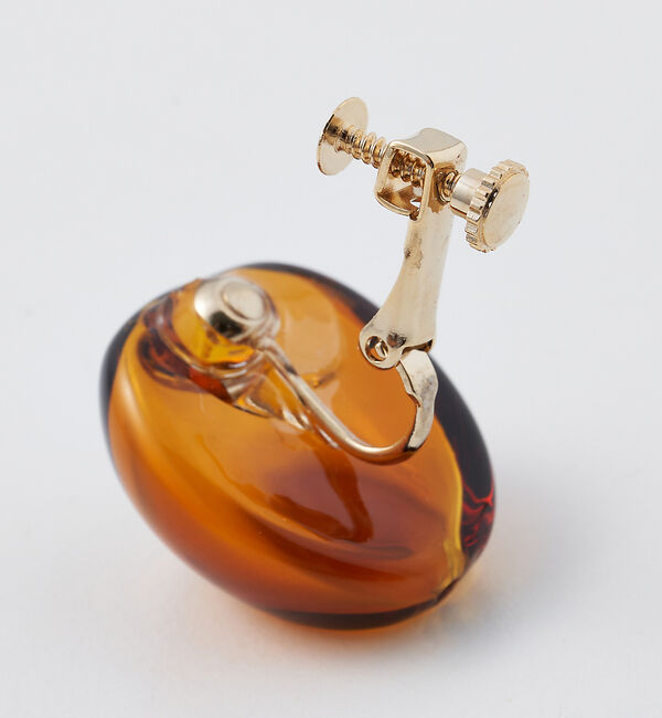 collex「【別注】【HARIO Lampwork Factory】イヤリングサンストーン」|ピアス|