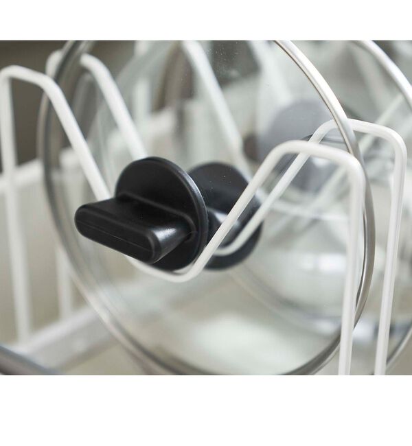 collex「【tower】シンク下 伸縮鍋蓋＆フライパンスタンド キッチン収納」|食器・キッチングッズ|