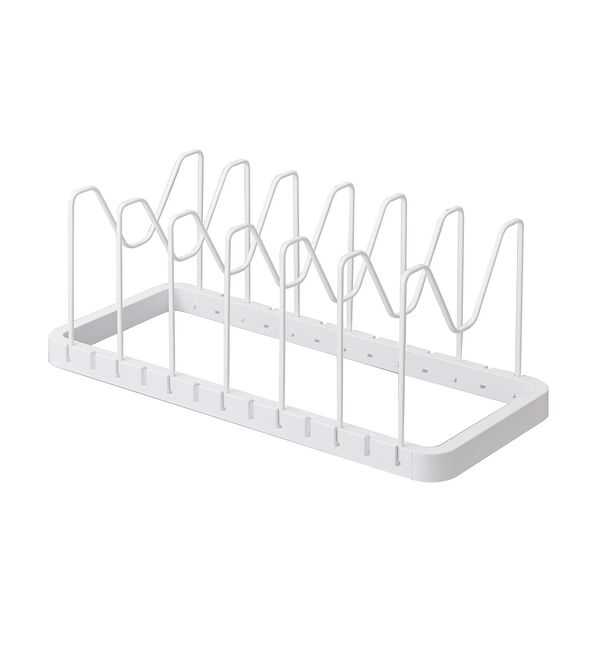 collex「【tower】シンク下 伸縮鍋蓋＆フライパンスタンド キッチン収納」|食器・キッチングッズ|