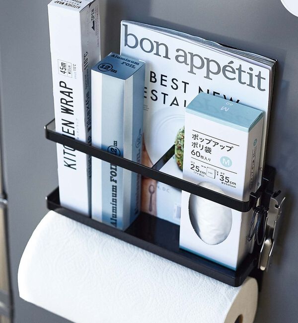 collex「【tower】マグネット キッチンペーパー＆ラップホルダー 冷蔵庫収納 小物整理」|食器・キッチングッズ|
