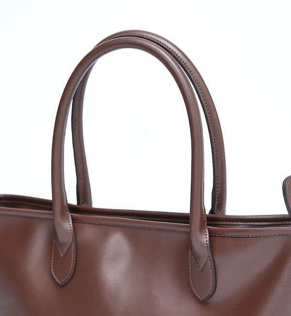 ABAHOUSE「【WEB別注】スプリットレザー トート バッグ / 天ファスナー付き」|トートバッグ|