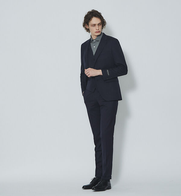 ABAHOUSE「【Recency of Mine】 SUPER100ｓウールツイル ジャケット」|テーラードジャケット|