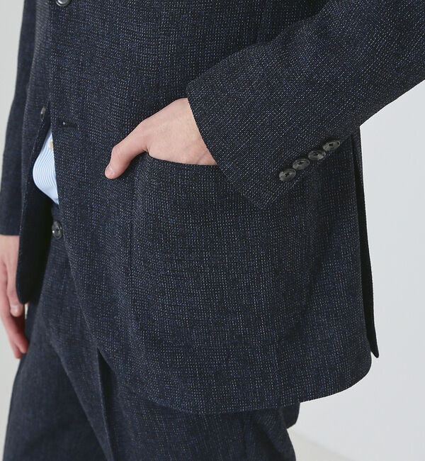 ABAHOUSE「【セットアップ対応/FLEX JACKET】サマーツイード ジャケット / サマ」|テーラードジャケット|