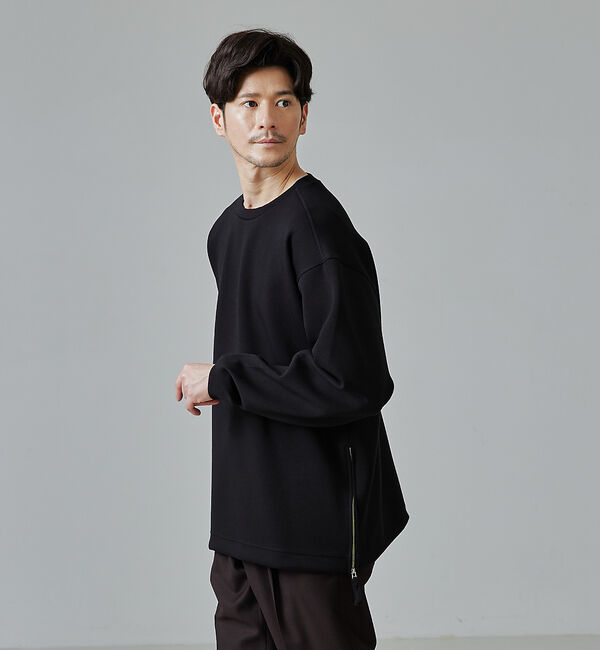 ABAHOUSE「【サイドジップ】ダンボール プルオーバー」|スウェット・ジャージ|