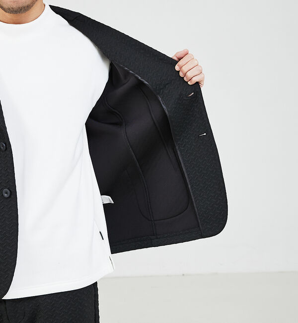 ABAHOUSE「【セットアップ対応/MASCHILE】3Dジャガード ジャケット」|その他|