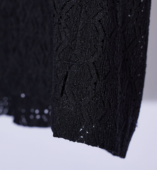 ABAHOUSE「【ジオメトリック柄】 ストレッチ シアーシャツ/レースシャツ」|シャツ・ブラウス|