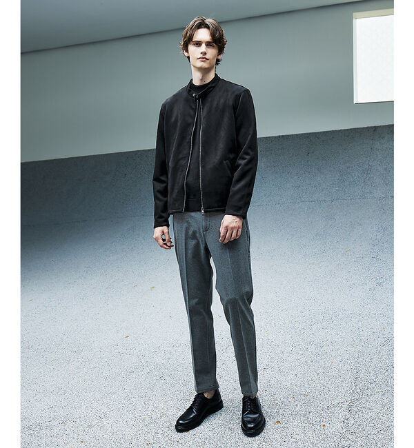 ABAHOUSE「ネオレザーポンチ ライダースジャケット」|ライダースジャケット|