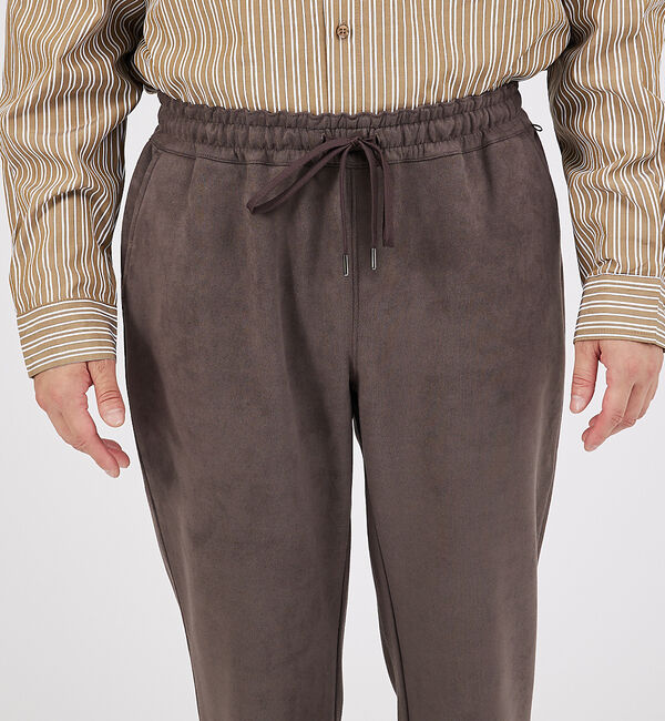 ABAHOUSE「【セットアップ対応】ネオスエード スリムイージーパンツ / シルキータッチ」|その他|