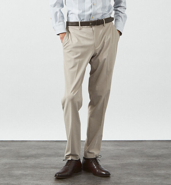 ABAHOUSE「【セットアップ対応】360&deg;ストレッチ COOLMOTION イージーパンツ /」|スラックス|ベージュ