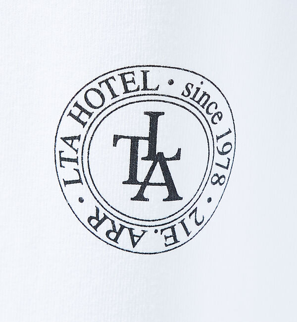 ABAHOUSE「バックプリント グラフィック 半袖Tシャツ/オーバーサイズ/LE TRIO AB」|Tシャツ・カットソー|