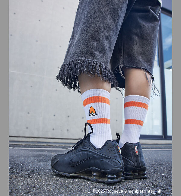 ABAHOUSE「【Parappa The Rapper&times;LAROUTE】パラッパ ラッパー /」|ソックス|