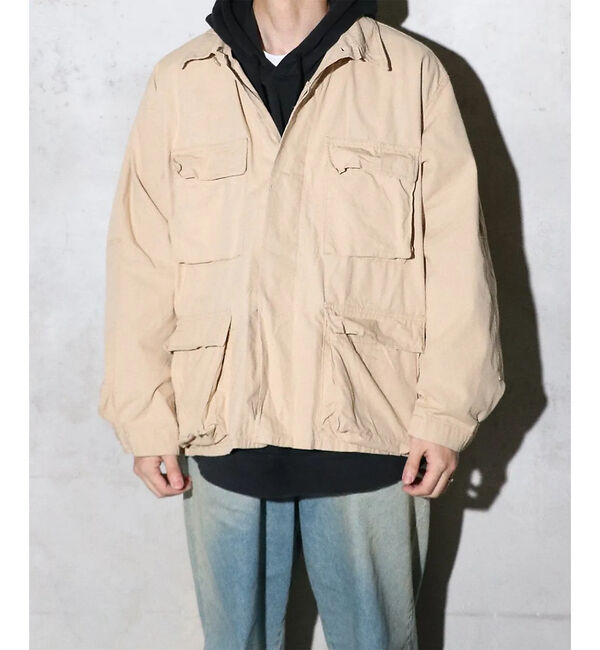 ABAHOUSE「【U.SMILITARY】COTTON RIPJACKET/ミリタリー/ジャケッ」|ミリタリー・モッズコート|