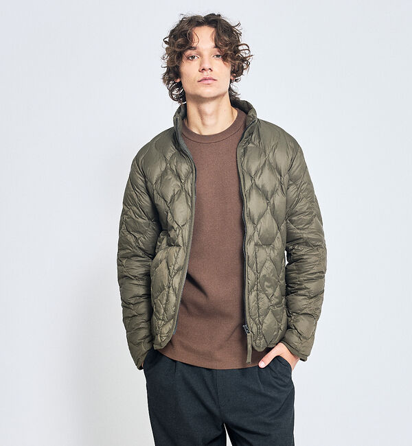 ABAHOUSE「TAIONライナー スタンドカラー　シェルジャケット / ショートブルゾン」|ブルゾン・スタジャン|