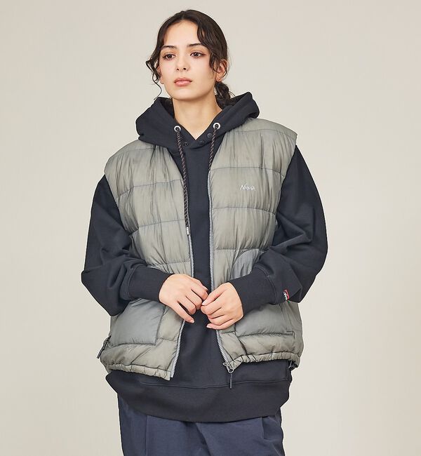 ABAHOUSE「【NANGA/ナンガ】SHEER DOWN VEST/ シアーダウンベスト/N2」|ダウン|