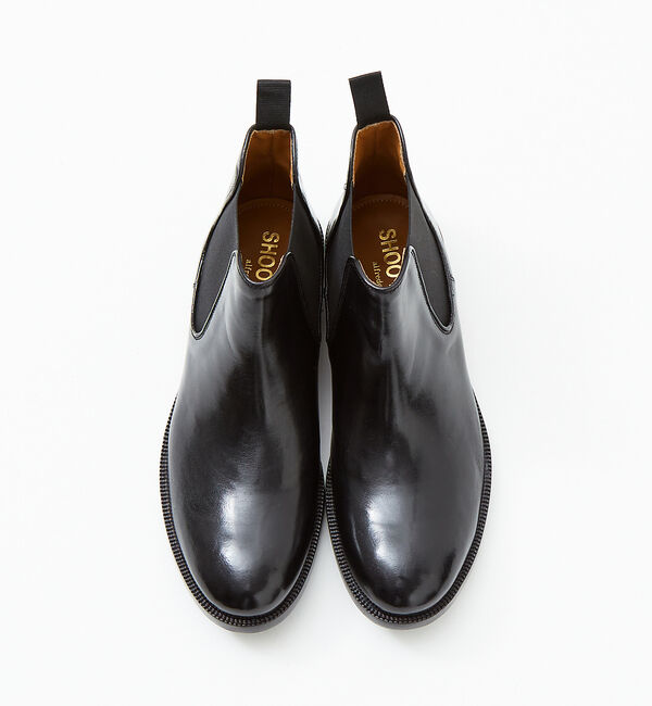 alfredoBANNISTER「【SHOO IN SHOE】カーフレザー チェルシーブーツ / サイドゴアブーツ」|ショートブーツ|