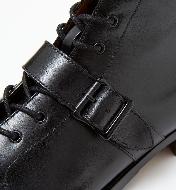 alfredoBANNISTER「【販売店舗限定】ベルトデザイン レースアップブーツ / ワークブーツ」|ショートブーツ|