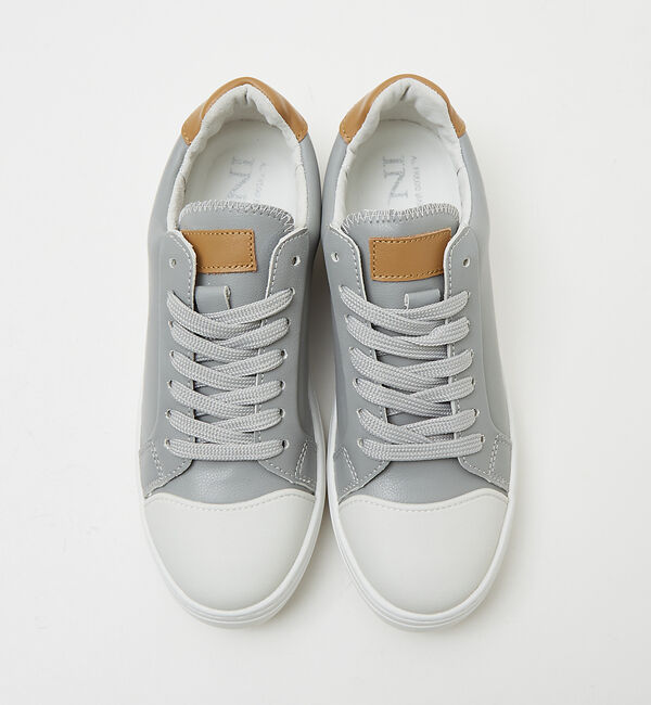 alfredoBANNISTER「【一部店舗＋WEB限定】トゥキャップ 配色切り替え スニーカー」|スニーカー|