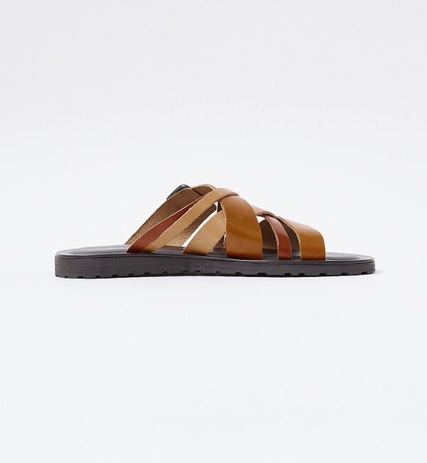 alfredoBANNISTER「マルチクロス レザーサンダル」|サンダル|