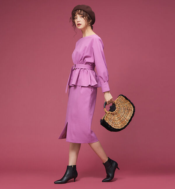 Rouge vif「ウールライクタイトスカート」|スカート|