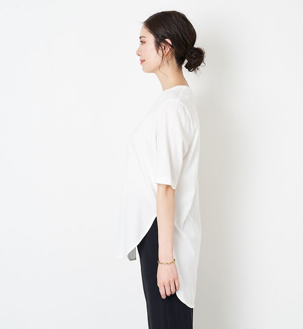 Rouge vif「ラウンドヘムカットソー」|Tシャツ・カットソー|